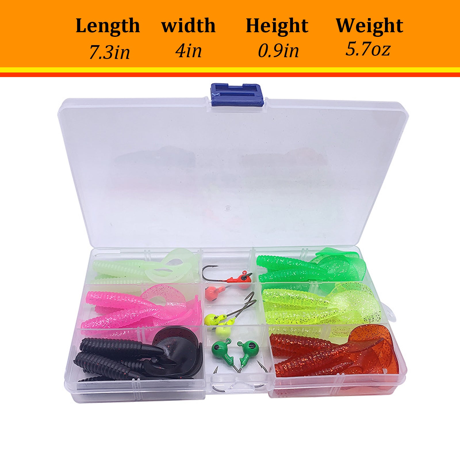 Soft Fishing Lures 36pcs Set