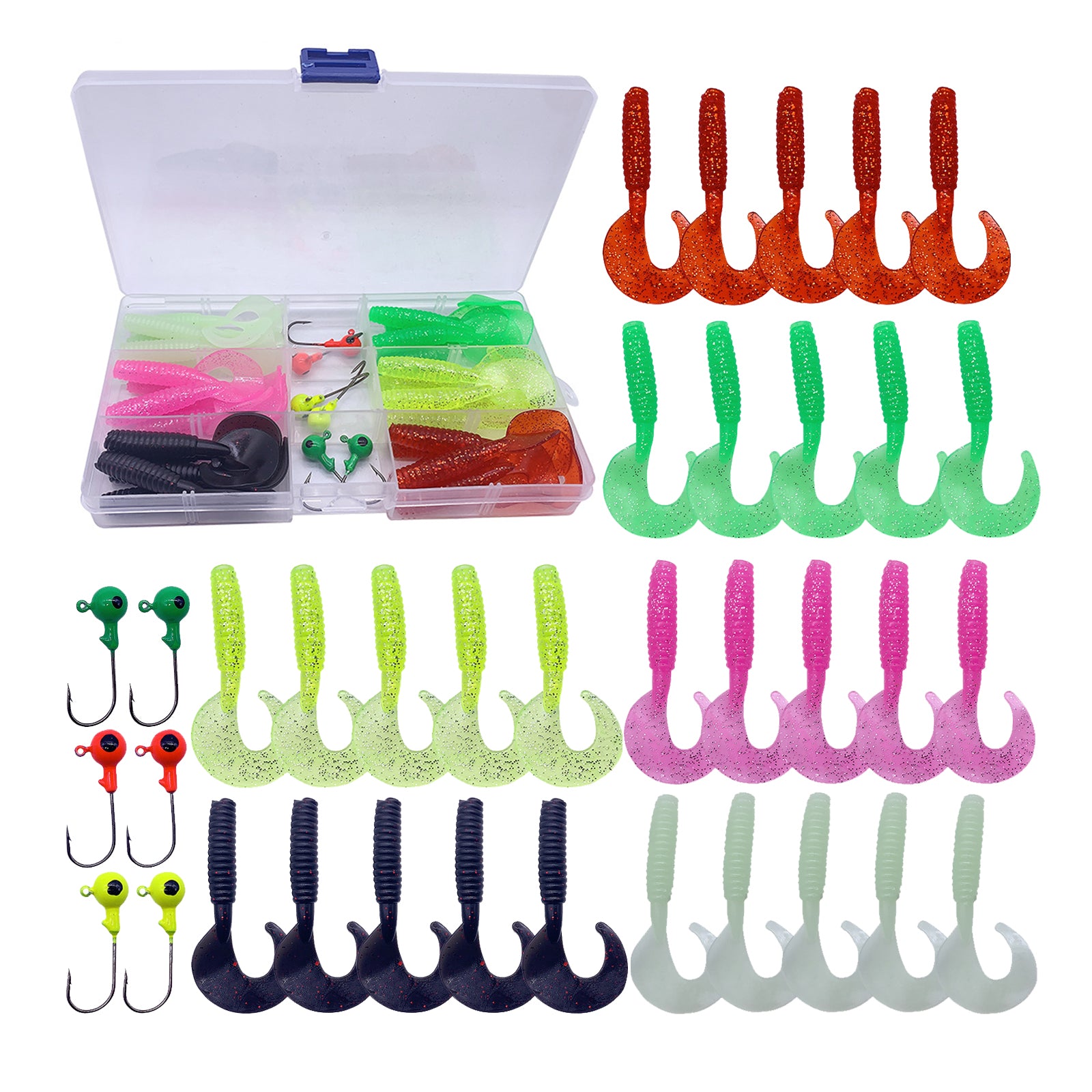 Soft Fishing Lures 36pcs Set